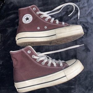 Brown Platform Converse